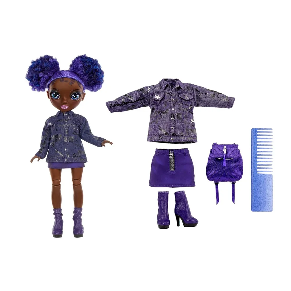 MGA Rainbow Junior High Krystal Bailey Purple Fashion Doll 9